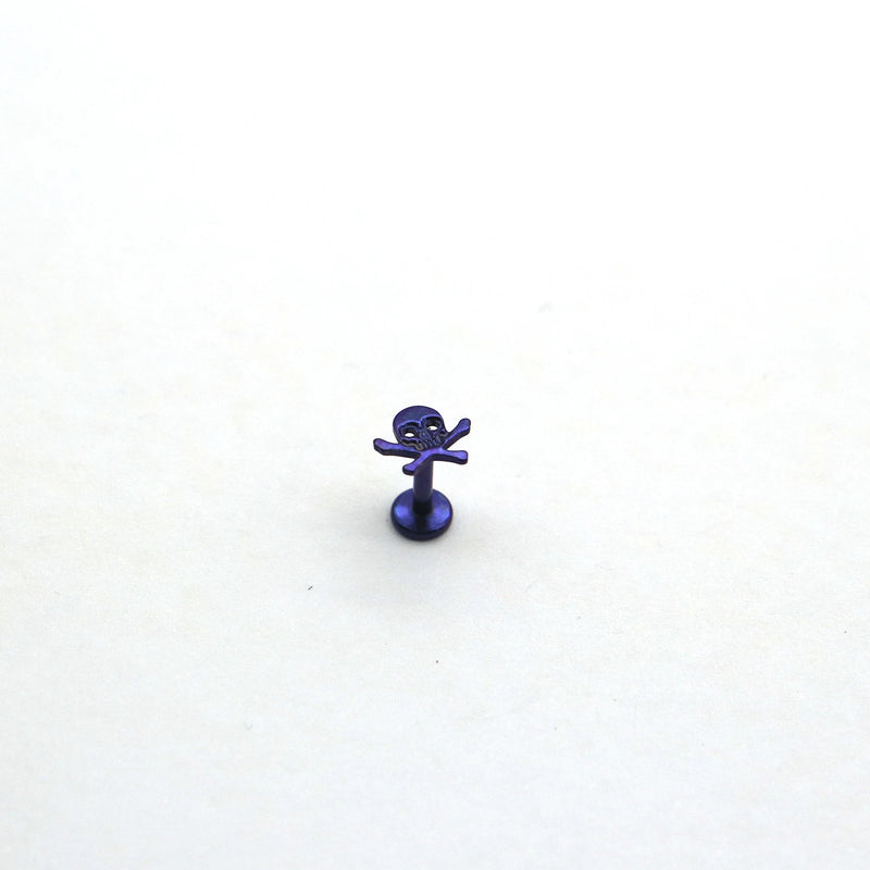 G23 Titanium Skull Piercing Jewelry Ghost Head