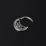 G23 Titanium Septum Piercing Arabesque Nose Ring 16G
