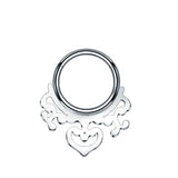 G23 Titanium Septum Piercing Arabesque Nose Ring 16G