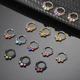 G23 Titanium Surgical Metal Tragus Earring Septum Piercing