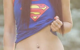 14G Titanium Belly Button Rings Zircon Navel Barbell