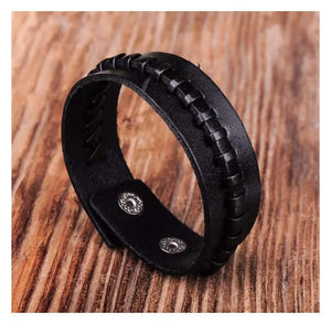 Vintage Leather Bracelet Cuff for Men