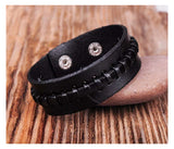 Vintage Leather Bracelet Cuff for Men