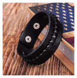 Vintage Leather Bracelet Cuff for Men