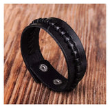 Vintage Leather Bracelet Cuff for Men