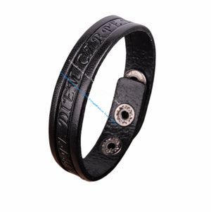 Vintage Leather Wristband Bracelet Cuff