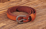 Tan Brown Biker Rock Classic Double Wrap Leather Cowhide Bracelet