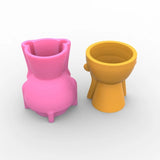 Creative Boy Head Silicone Mold for Succulent Flowerpot Resin