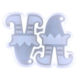 Elf Shape Christmas Earrings Mold for Diy