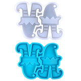 Elf Shape Christmas Earrings Mold for Diy
