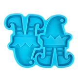 Elf Shape Christmas Earrings Mold for Diy