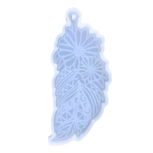 Leaf Ornaments Silicone Epoxy Resin Mold for DIY Keychain Pendant Jewelry