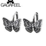 GAGAFEE Women's 925 Sterling Silver Butterfly Snowflake Earrings