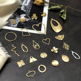 GAO Sensitive Earrings Accessories Irregular Geometric Shape