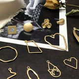 GAO Sensitive Earrings Accessories Irregular Geometric Shape