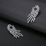 GAOLA Clear Zirconia Dangle Earrings for Women GLE6832Y
