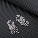 GAOLA Clear Zirconia Dangle Earrings for Women GLE6832Y