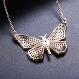 GAOLA Butterfly Pendant Necklace CZ Jewelry GLD1255
