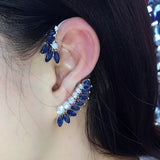 GAOLA Feather Wrap Cuff Clip Earring Cubic Zirconia Women Jewelry