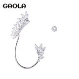 GAOLA Feather Wrap Cuff Clip Earring Cubic Zirconia Women Jewelry