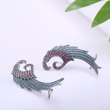 GAOLA Feather Clip Earring CZ Women Jewelry GLE4758L