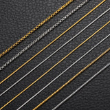 10pcs 45+5cm Adjustable Stainless Steel Link Chains Necklaces DIY