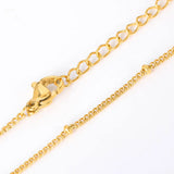 10pcs 45+5cm Adjustable Stainless Steel Link Chains Necklaces DIY