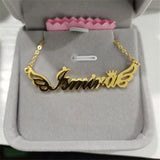 Personalized Angel Wings Pendant Necklace for Women