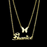 Personalized Stainless Steel Pendant Necklace Choker