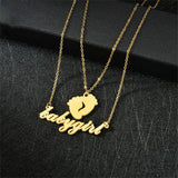 Personalized Stainless Steel Pendant Necklace Choker