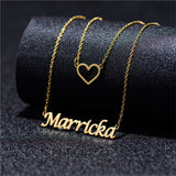 Personalized Stainless Steel Pendant Necklace Choker