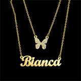 Personalized Stainless Steel Pendant Necklace Choker