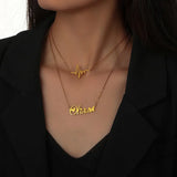 Personalized Stainless Steel Pendant Necklace Choker