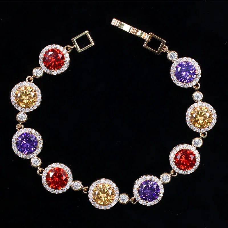 GB65 Crystal Bracelet Environmental Protection Copper Crystal Bracelet