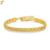 925 Sterling Silver Woven Bracelet For Women Plated Braided 8.15mm Wide