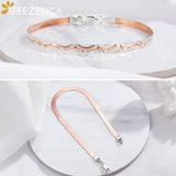925 Sterling Silver Woven Bracelet For Women Plated Braided 8.15mm Wide