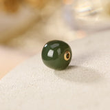 Jade Bead Silver Plated Necklace, Women's Clavicle Chain Choker