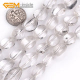 Rock Quartz Freeform Loose Beads 15 Inches