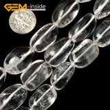 Rock Quartz Freeform Loose Beads 15 Inches