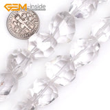 Rock Quartz Freeform Loose Beads 15 Inches