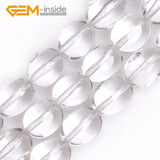 Rock Quartz Freeform Loose Beads 15 Inches