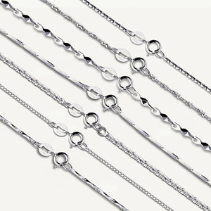 925 Sterling Silver Necklace Chain Fine Jewelry Pendant Link