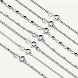 925 Sterling Silver Necklace Chain Fine Jewelry Pendant Link