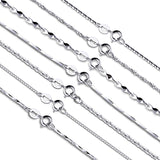 925 Sterling Silver Necklace Chain for Jewelry Pendant Link