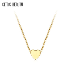GEM'S BEAUTY 14K Filled Initial Pendant Necklace for Women