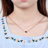 GEM'S BEAUTY 14K Filled Initial Pendant Necklace for Women