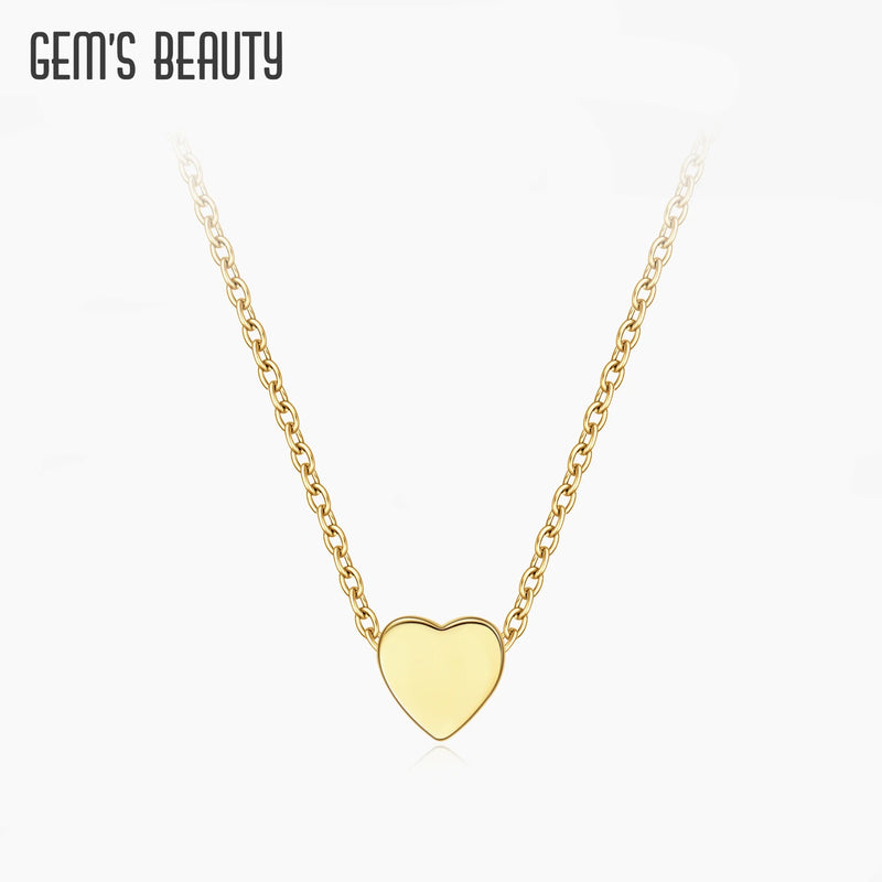 GEM'S BEAUTY 14K Filled Initial Pendant Necklace for Women