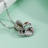 GEM'S BEAUTY Smoky Quartz Pendant Necklace 925 Sterling Silver Vintage