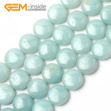Amazonite Stone Beads Natural Stone Beads DIY Loose Beads 15 inches