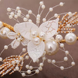 Venetian Pearl Rhinestone Headband Bridal Hairband